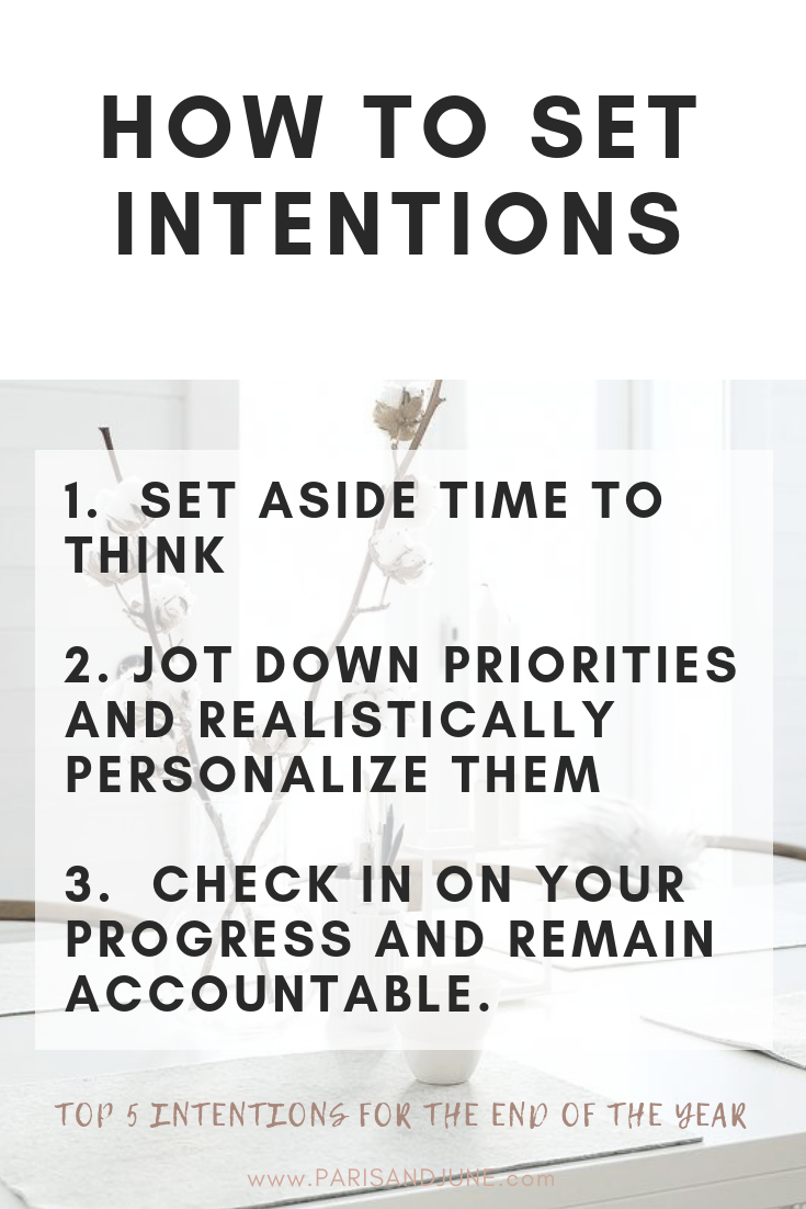 How to set Intentions to remain focused in three easy steps